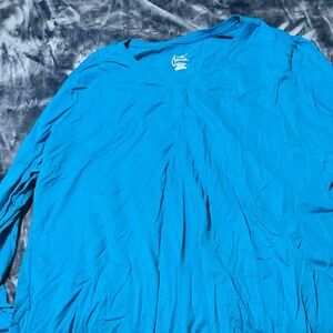 Vibrant Blue Long Sleeve Tee